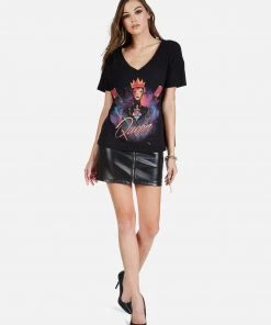 Lauren Moshi Brixton Crystal Queen Short Sleeve