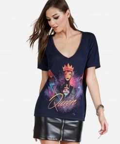Lauren Moshi Brixton Crystal Queen Short Sleeve