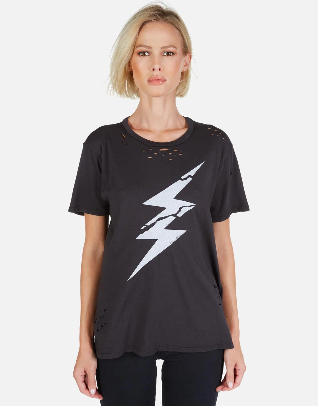 Lauren Moshi Wolf Cracked Lightning Bolt Short Sleeve 5 Lauren Moshi Wolf Cracked Lightning Bolt Short Sleeve