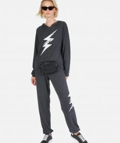 Lauren Moshi Marni Cracked Lightning Bolt Outerwear