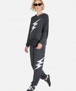 Lauren Moshi Marni Cracked Lightning Bolt Outerwear