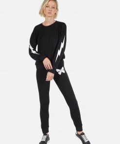 Lauren Moshi Noleta Lightning Butterfly Long Sleeve