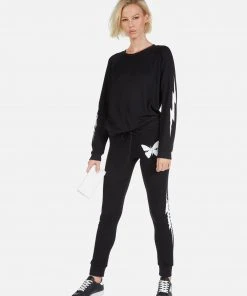 Lauren Moshi Noleta Lightning Butterfly Long Sleeve