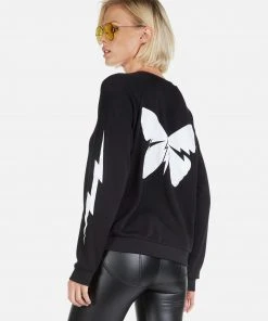 Lauren Moshi Noleta Lightning Butterfly Long Sleeve