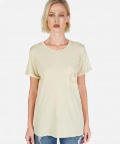 Lauren Moshi Iris Peace & Love Butterfly Short Sleeve