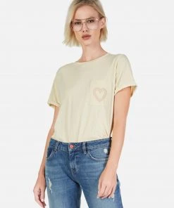 Lauren Moshi Iris Peace & Love Butterfly Short Sleeve