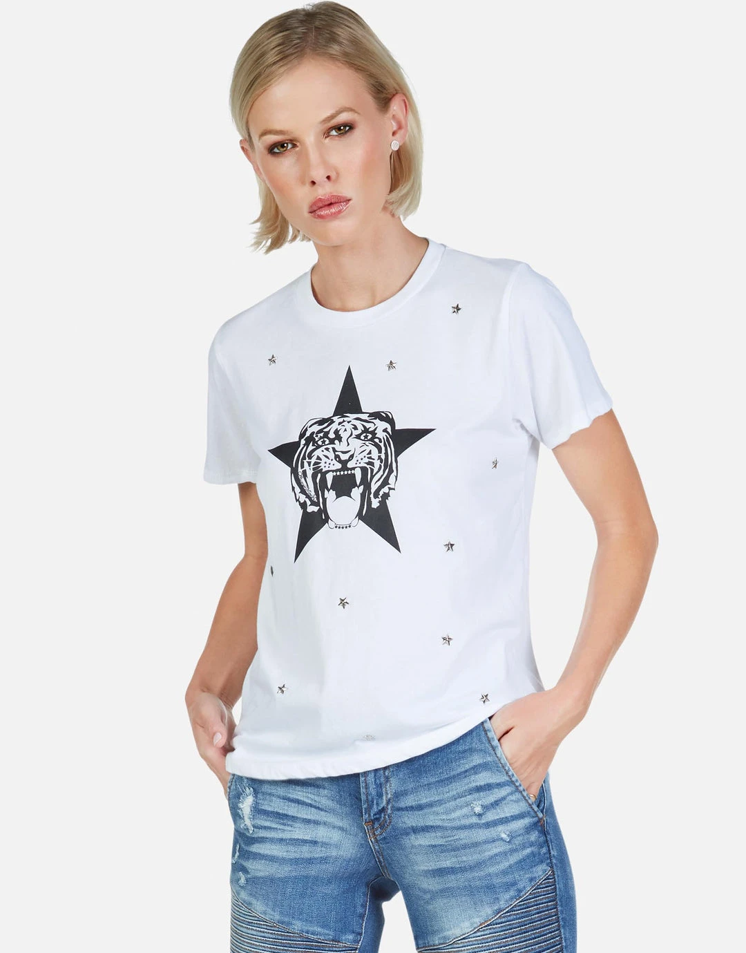 Lauren Moshi Short Sleeve Croft Star Tiger 5 Lauren Moshi Short Sleeve Croft Star Tiger