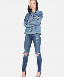 Lauren Moshi Stevie Varsity Panther Outerwear