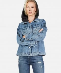 Lauren Moshi Stevie Varsity Panther Outerwear