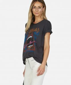 Lauren Moshi X Def Leppard Wolf Love Bites Tops