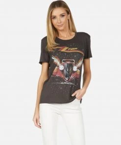 Lauren Moshi X ZZ Top Wolf ZZ Top Eliminator Short Sleeve