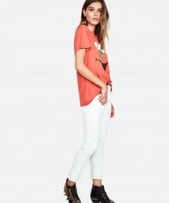 Lauren Moshi Wolf Leopard Elmo Short Sleeve