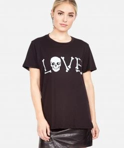 Lauren Moshi Wolf Love Bones Short Sleeve