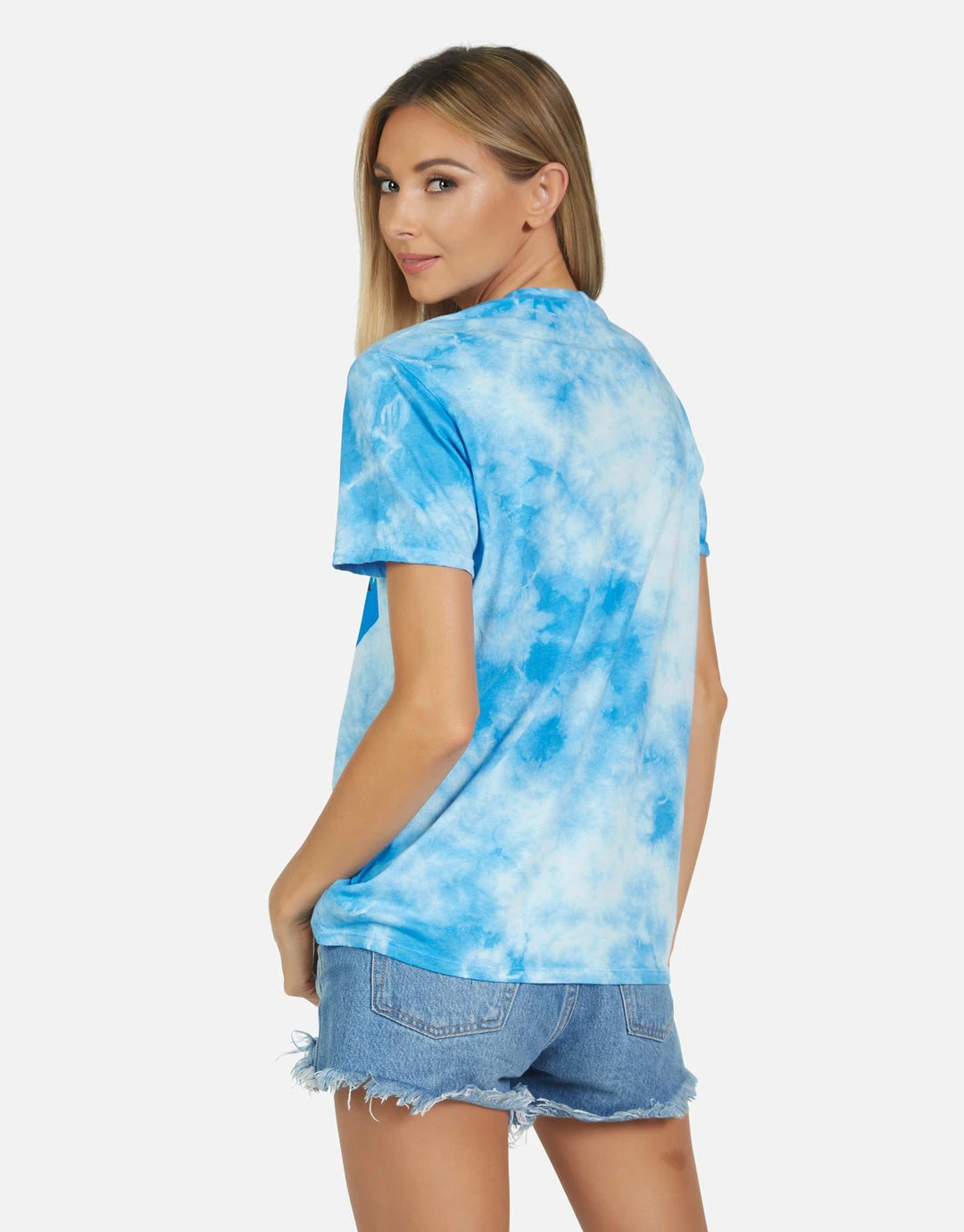 Lauren Moshi Short Sleeve Wolf World Peace Lips 2 Lauren Moshi Short Sleeve Wolf World Peace Lips