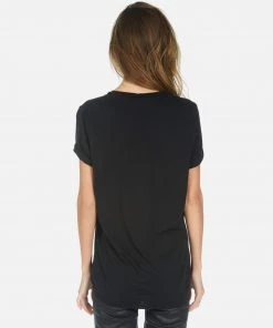 Lauren Moshi Short Sleeve Wolf Hamsa Elements