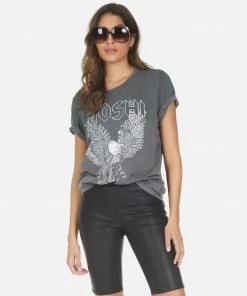 Lauren Moshi Short Sleeve Wolf Moshi Eagle