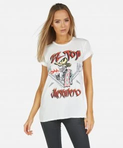 Lauren Moshi X ZZ Top Short Sleeve Wolf ZZ Top