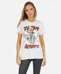 Lauren Moshi X ZZ Top Short Sleeve Wolf ZZ Top