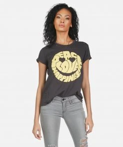 Lauren Moshi Wolf Text Happy Face