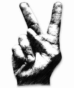 Lauren Moshi Peace Hand Lips Like Sugar