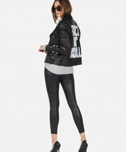 Lauren Moshi Long Sleeve Posey Cracked RnR Spray