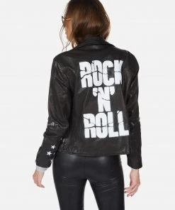 Lauren Moshi Long Sleeve Posey Cracked RnR Spray