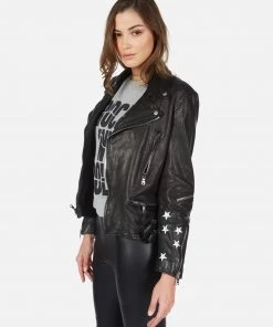 Lauren Moshi Long Sleeve Posey Cracked RnR Spray