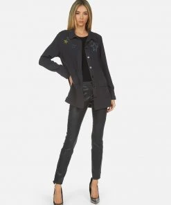 Lauren Moshi Ashanti Crystal Stars Long Sleeve