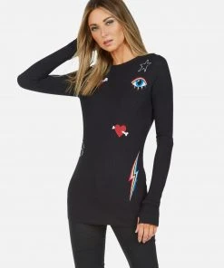 Lauren Moshi Mckinley Bone Elements Long Sleeve