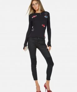Lauren Moshi Mckinley Bone Elements Long Sleeve