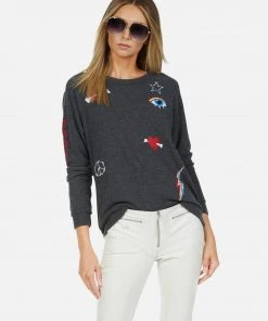 Lauren Moshi Everly Bone Elements Long Sleeve