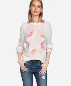 Lauren Moshi Vida Bright Starburst Long Sleeve