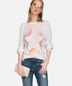 Lauren Moshi Vida Bright Starburst Long Sleeve