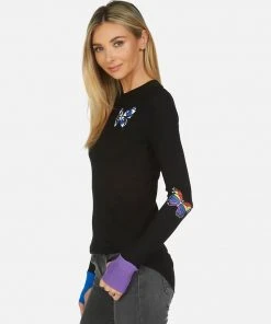 Lauren Moshi Long Sleeve Solange Butterfly