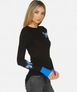Lauren Moshi Long Sleeve Solange Butterfly