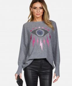 Lauren Moshi Ladona Electric Evil Eye Long Sleeve