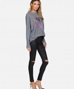 Lauren Moshi Ladona Electric Evil Eye Long Sleeve