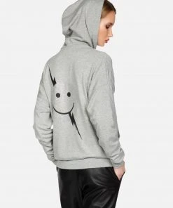 Lauren Moshi Chandra Happy Lightning Love Hoodies