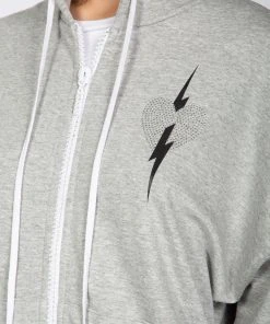 Lauren Moshi Chandra Happy Lightning Love Hoodies