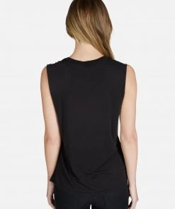 Lauren Moshi Tanks Kel Royal Skull