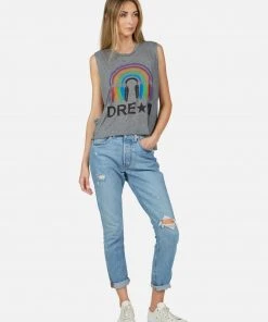 Lauren Moshi Tanks Kinzington Dream Rainbow