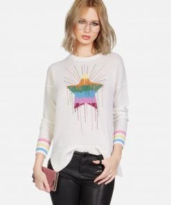 Lauren Moshi Vivian Dripping Heart Long Sleeve