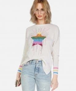 Lauren Moshi Vivian Dripping Heart Long Sleeve