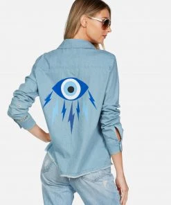 Lauren Moshi LAST CALL Solana Electric Evil Eye