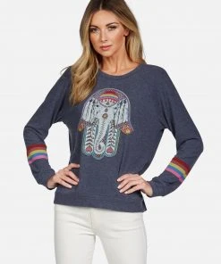 Lauren Moshi Long Sleeve Everly Elephant Hamsa