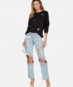 Lauren Moshi Noleta Evil Eye Elements Long Sleeve