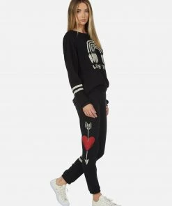 Lauren Moshi Noleta Feather Love Tribe Long Sleeve