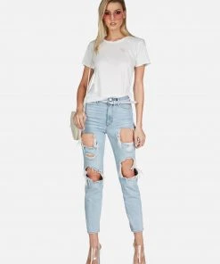 Lauren Moshi Short Sleeve Croft Happy Cloud Hamsa