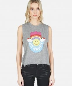 Lauren Moshi Tanks Kinzington Happy Hamsa