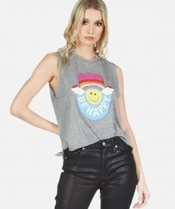 Lauren Moshi Tanks Kinzington Happy Hamsa